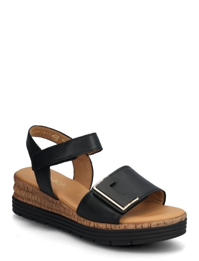 Gabor Wedge Sandal Black 41
