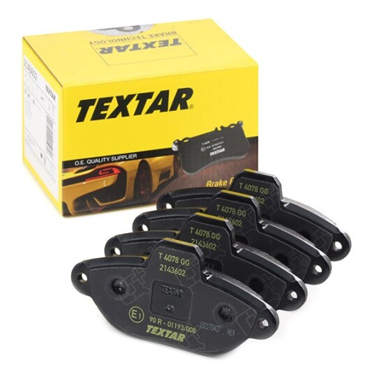 Bremseklosser TEXTAR 2143602 Bremseklosser TEXTAR 2143602