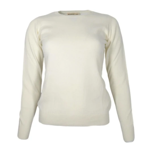 Cashmere Company Dame Strikkevarer Hvit L