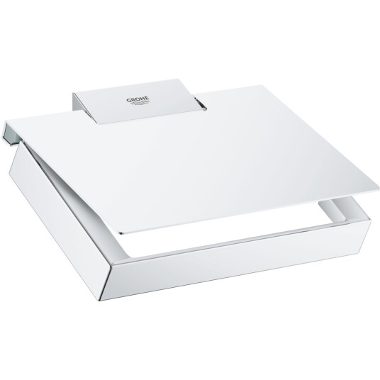 GROHE SELECTION CUBE TOALETTRULLHOLDER M/LOKK GROHE SELECTION CUBE TOALETTRULLHOLDER M/LOKK