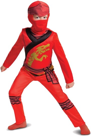 LEGO Ninjago kostyme Small 4-6 år Kai LEGO Ninjago kostyme Small 4-6 år Kai