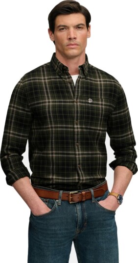 Superdry L/S Cotton Lumberjack Shirt Khaki green XXL Superdry L/S Cotton Lumberjack Shirt Khaki green XXL