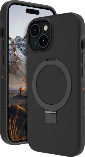 Dbramante1928 Iceland Ultra D3O Kickstand Deksel for iPhone 15 - Svart