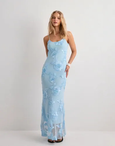 Pieces Blå Pceva Sl Ankle Dress Jrs Bc
