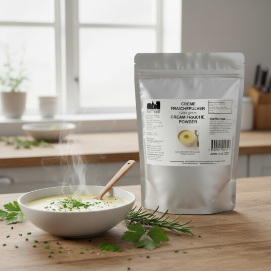 Crème Fraichepulver | Ekte spraytørket crème fraîche - Ståpose med zip - 1200 gram (Storpakke) Crème Fraichepulver | Ekte spraytørket crème fraîche - Ståpose med zip - 1200 gram (Storpakke)
