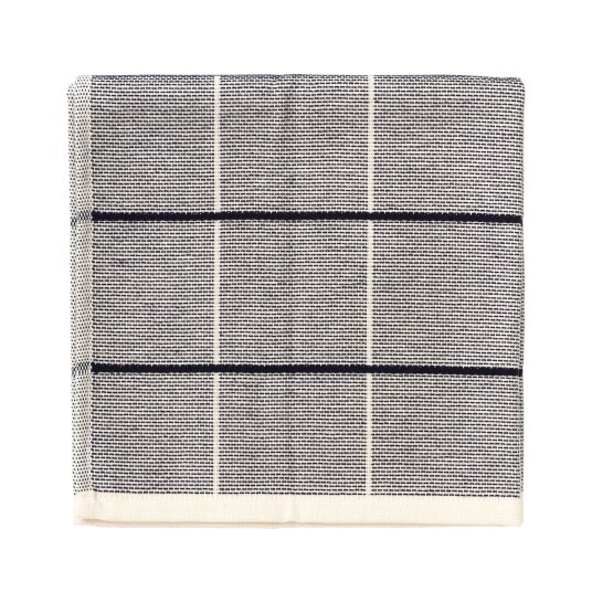 Broste Copenhagen Herman rutete kjøkkenhåndkle 50 x 50 cm, maritime blue