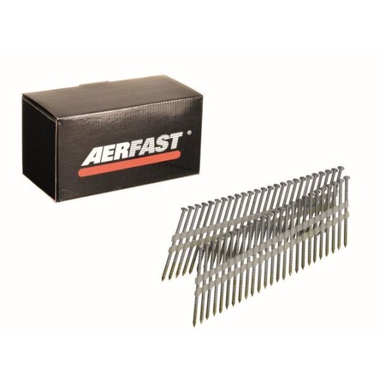 Aerfast HB59ASB4W Spiker 17° UNDERBÅNDET, HUGGET VFZ 3,1 x 90 mm, 500-pakning Aerfast HB59ASB4W Spiker 17° UNDERBÅNDET, HUGGET VFZ 3,1 x 90 mm, 500-pakning
