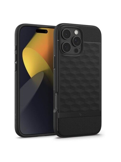 Spigen Caseology Parallax MagSafe matte black iPhone 16 Pro Max