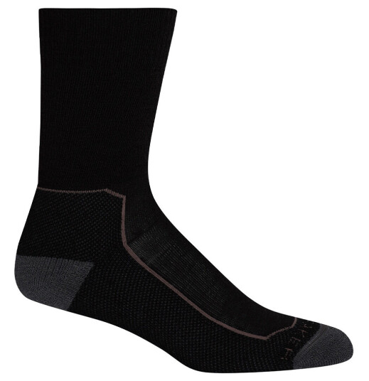 Icebreaker W Hike+ Medium Crew Black/monsoon/mink Black/Monsoon/Mink female L