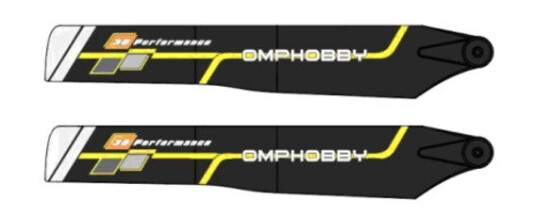 OMP OSHM1209Y Main Blades 125mm Yellow