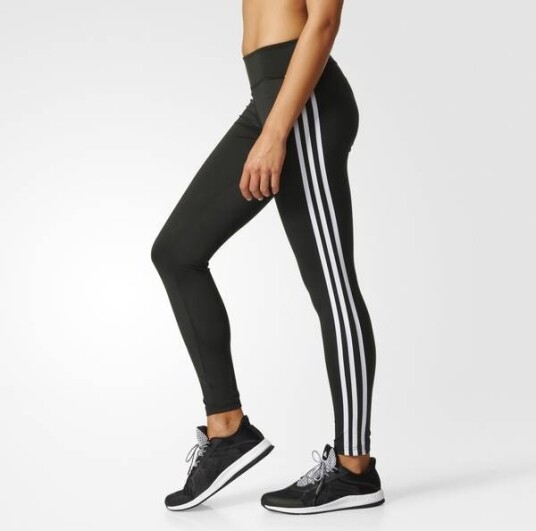 Adidas Sort D2M 3-stripes Long Tights