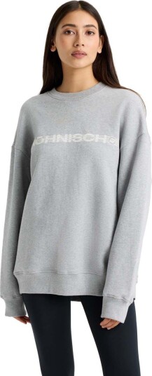 Röhnisch Women"s Cotton Emblem Sweatshirt Grey Melange XS Röhnisch Women"s Cotton Emblem Sweatshirt Grey Melange XS