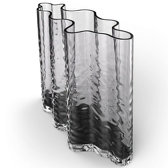 Cooee Design Gry Wide vase, 19 cm, smoke Cooee Design Gry Wide vase, 19 cm, smoke