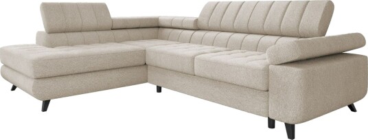 Amshyttan Sofa med Sjeselong 3 seter Beige