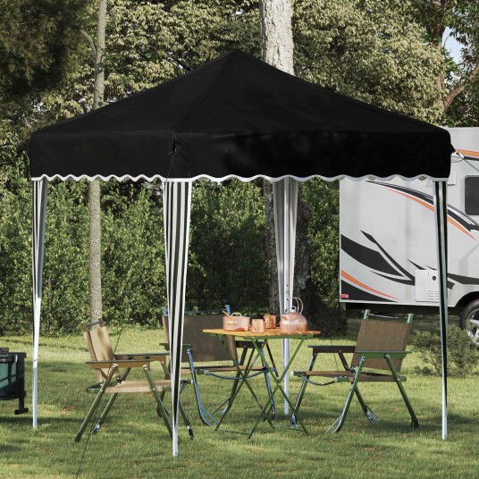 vidaXL Pop-up Festtelt 195 x 195 x 245 cm Svart Oxford Stoff