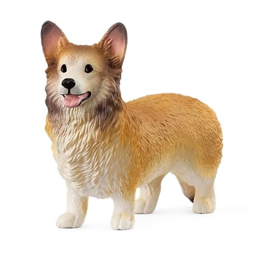 Schleich Welsh Corgi Figur fra Farm World - Hundefigur for barn fra 3 år