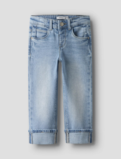 Name It Nmfrose Straight Fold Jeans 4224 Az Noos Blue 92