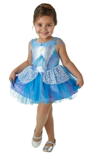 Disney Prinsesse Askepot Ballerina Udklædningstøj (2-6 År)(Str. 98/T)
