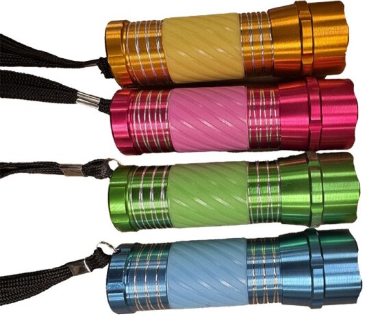 BATO Everbrite Lommelygte 9 LED, Alu, Batterier 3AAA
