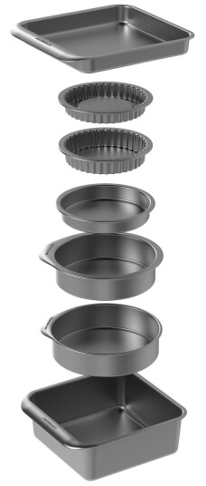 Kitchen Craft MasterClass Bakesett 7 deler rund Kitchen Craft MasterClass Bakesett 7 deler rund