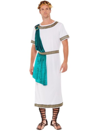 Gresk Toga Kostyme til Mann Strl L