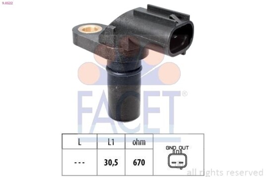 Turtallsensor, automatgir FACET 9.0522