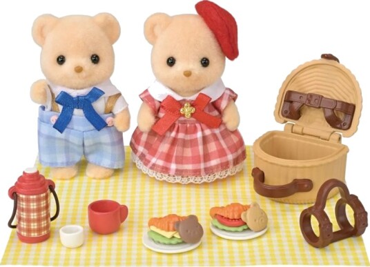 Sylvanian families Biscuit Bear Sister & Brother Delicious PicnicMulti/patterned ONE SIZE