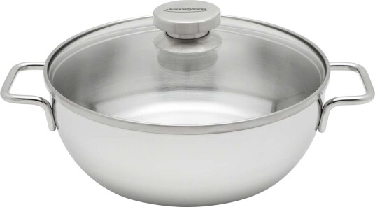 Demeyere Apollo Lav gryte med glasslokk, 28 cm 4,8 L