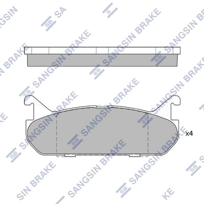 Hi Q SP1526 Bremseklosser