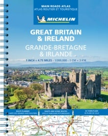 Great Britain & Ireland Main Roads Atlas (A4-Spiral, English-French) 2025 Great Britain & Ireland Main Roads Atlas (A4-Spiral, English-French) 2025