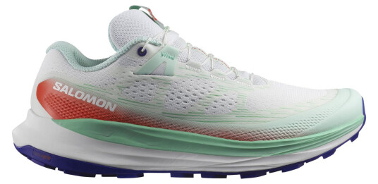 Salomon Ultra Glide 2 White / Electric Green / Cherry Tomato 5