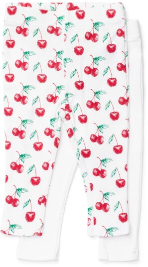 Tiny Treasure Lexi Leggings 2-Pack White 56