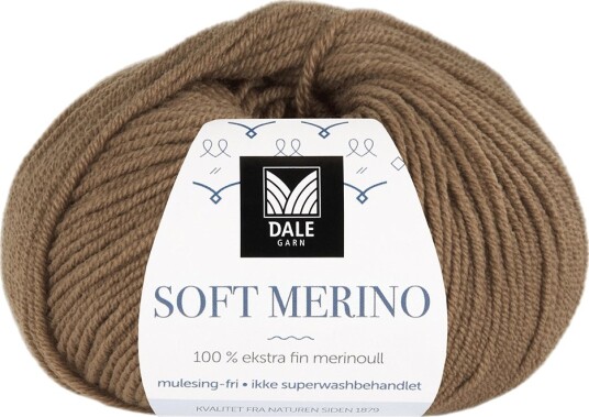 Soft Merino - 3038 Nøttebrun Brun