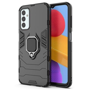 Samsung Galaxy M13 Hybrid-deksel med Ringholder Svart