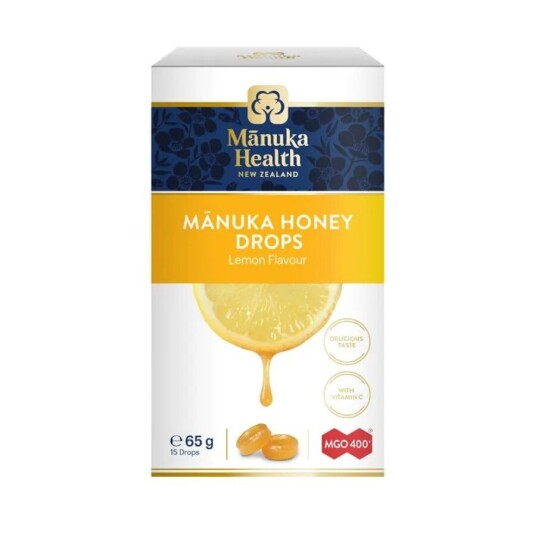 Manuka Health honningdrops med sitron 65 g Manuka Health honningdrops med sitron 65 g