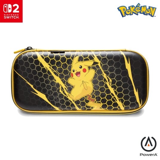 PowerA Slim Pikachu Storm Oppbevaringsetui til Nintendo Switch 2