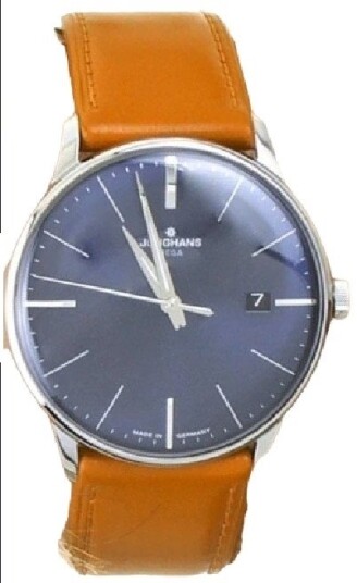 Junghans Herreklokke 58/4801.02 Meister Blå/Lær Ø38.4 mm