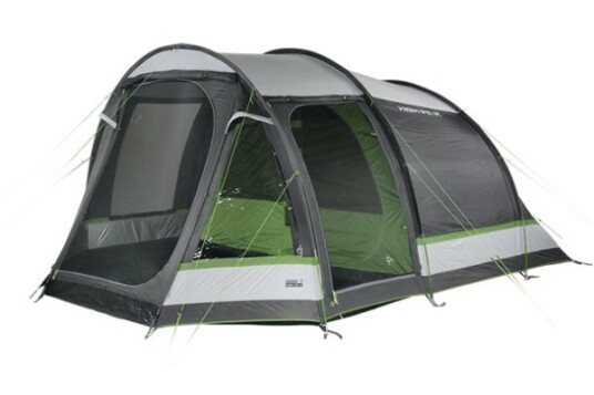 High Peak Meran 5.0 Camping Tunell Telt 5 PersonEr Grønn Lysegrå