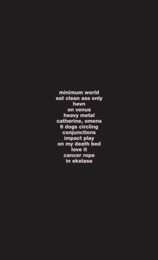 Minimum World Minimum World