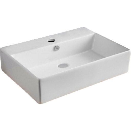 Lavabo Boxo 1015 Slim servant, 65x48 cm hvit Lavabo Boxo 1015 Slim servant, 65x48 cm hvit