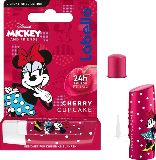 LABELLO Leppepomade Cherry Cupcake - Minnie Mouse Edition 4,8g