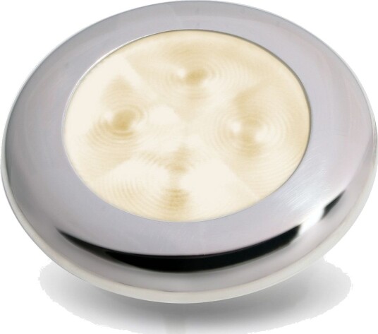 Hella Slim Line LED EB spotlamper - Syrefast stål - Varmhvitt