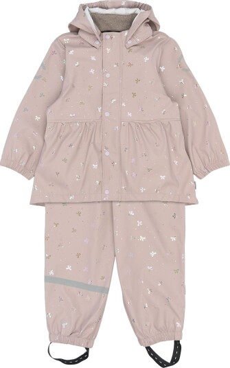 Mikk line Pu Glitter Rain Set W. Susp/104 Pink 98