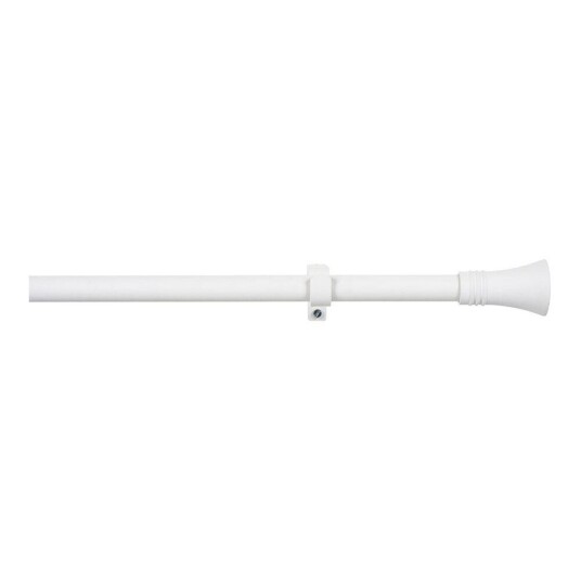Stor Planet Gardinstolpe Stor Planet Uttrekkbar Hvit (160 Cm)