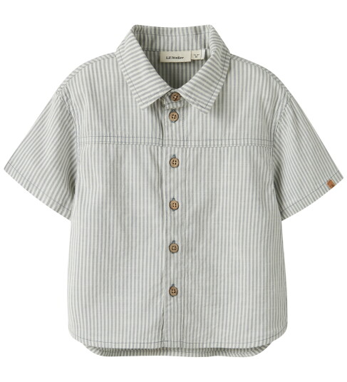 Lil"Atelier Nmmdarko Ss Loose Shirt Lil White 110 Lil"Atelier Nmmdarko Ss Loose Shirt Lil White 110