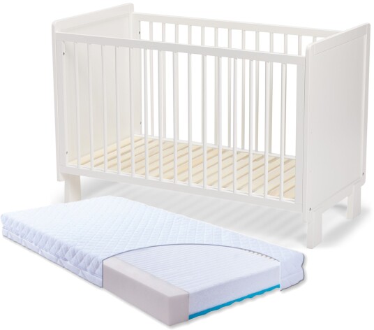 JLY ALMA Heaven Sprinkelseng + Babymatex Madrass Carpathia 60x120 Hvit