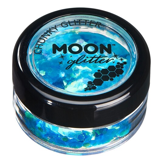 Buttericks Leco AB Moon Creations Iridescent Chunky Glitter - Blå