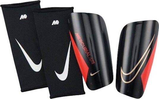 Nike Mercurial Lite Leggskinn Black/Bright Crimson/Blur XL