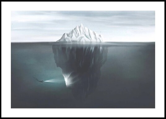 More Than Visible Plakat Plakat / 40x50cm