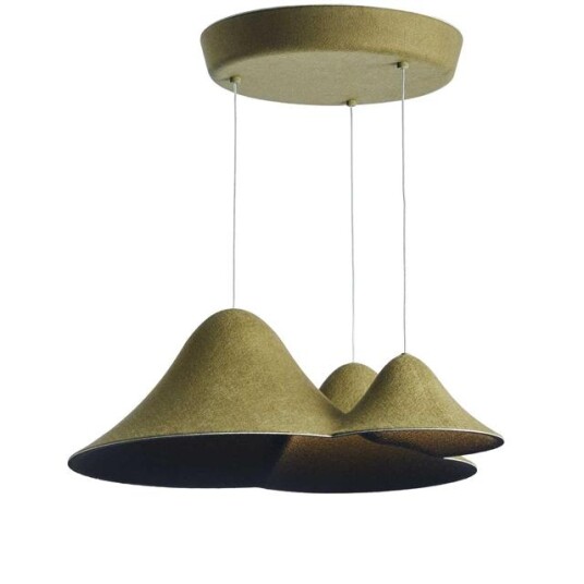 Loom Design Vevstol Panorama Taklampe Liten Grønn/ Sort